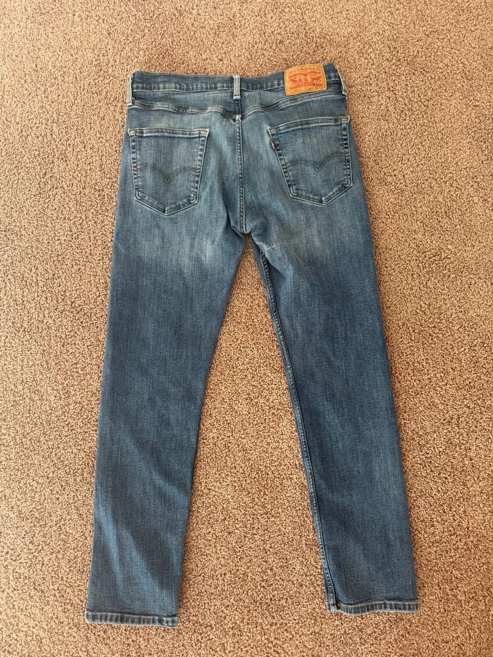 Levi's Men's Blue Classic 502 Straight Jeans